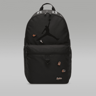 Jordan ブラック バックパック Nike Air Jordan Monogram Backpack Bag Black GOLD OVO Jumpman